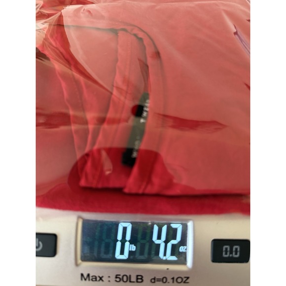 Who What Wear Top Women's Size S Red Off the Shoulder Round Neck Ruffles - Picture 9 of 9